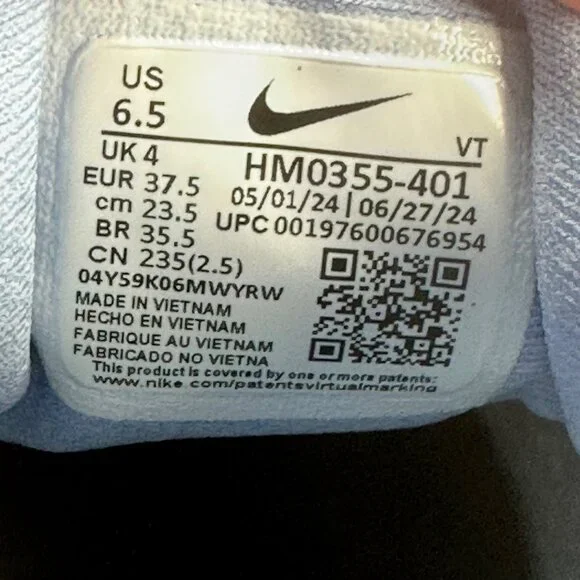 Womwn's  Nike Motiva Gore-Tex Waterproof Royal Pulse HM0355-401 Size 6.5 - Picture 11 of 12